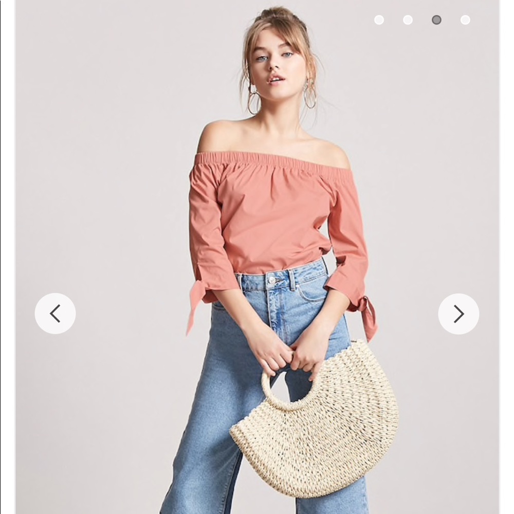 Forever 21 off the shoulder top